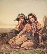 Thomas Sully Gypsy Maidens Spain oil painting artist
